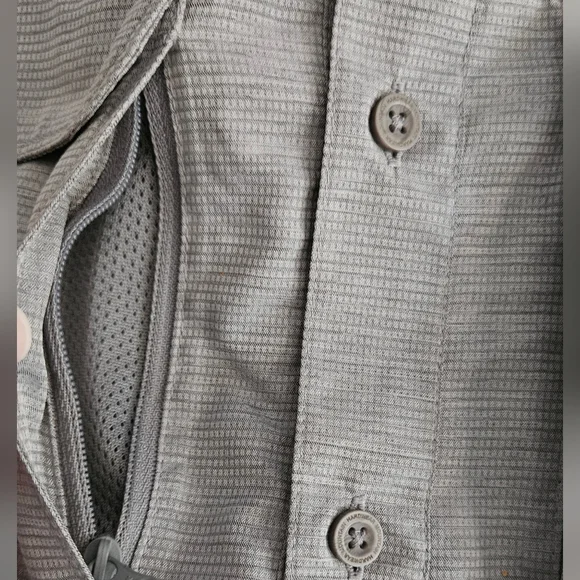 Mountain Hardware Medium Gray Canyon Button Up Long Sleeve Performance S… - Picture 10 of 16